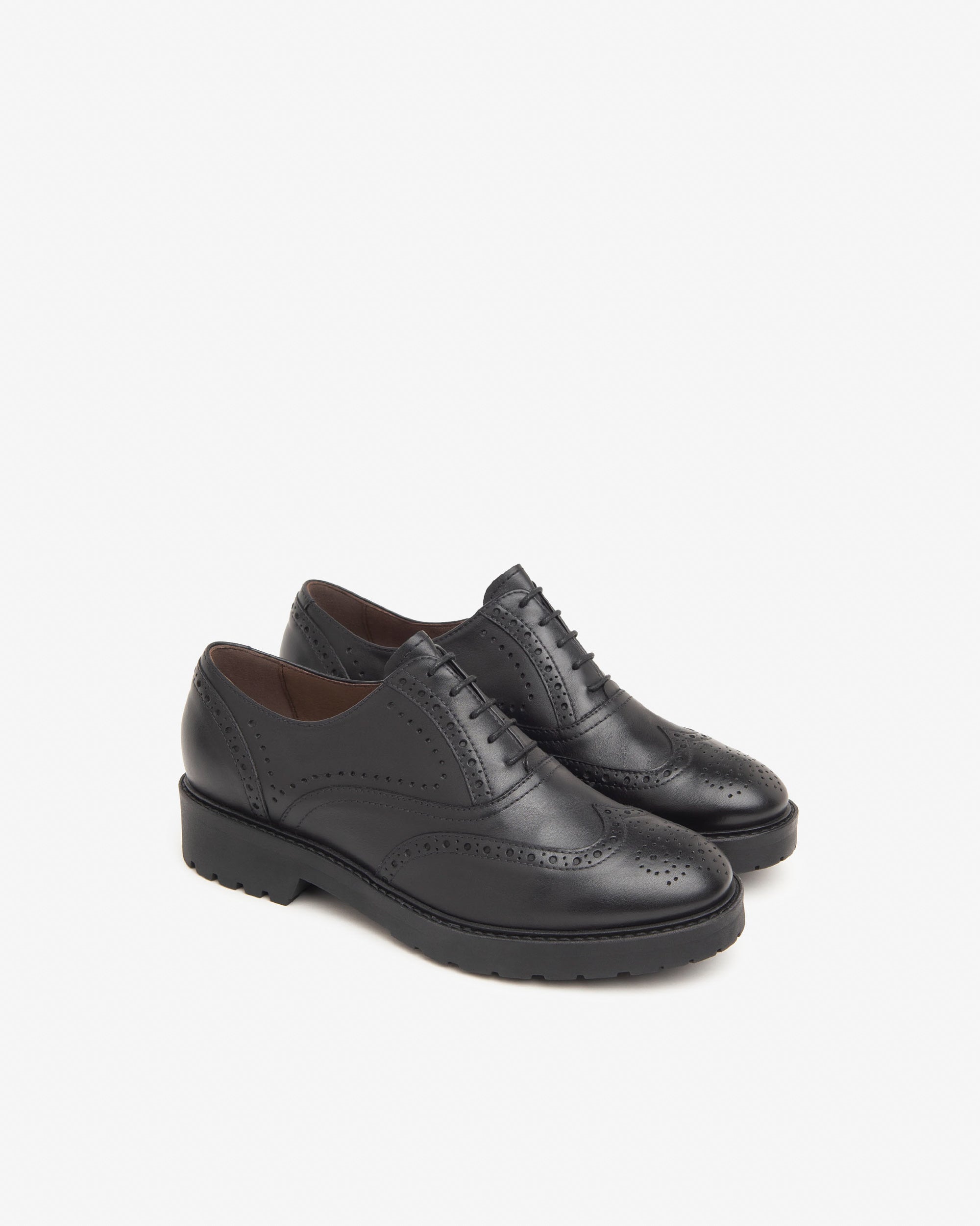 Nero Giardini Tie-up derbies cuir femme lacets bureau