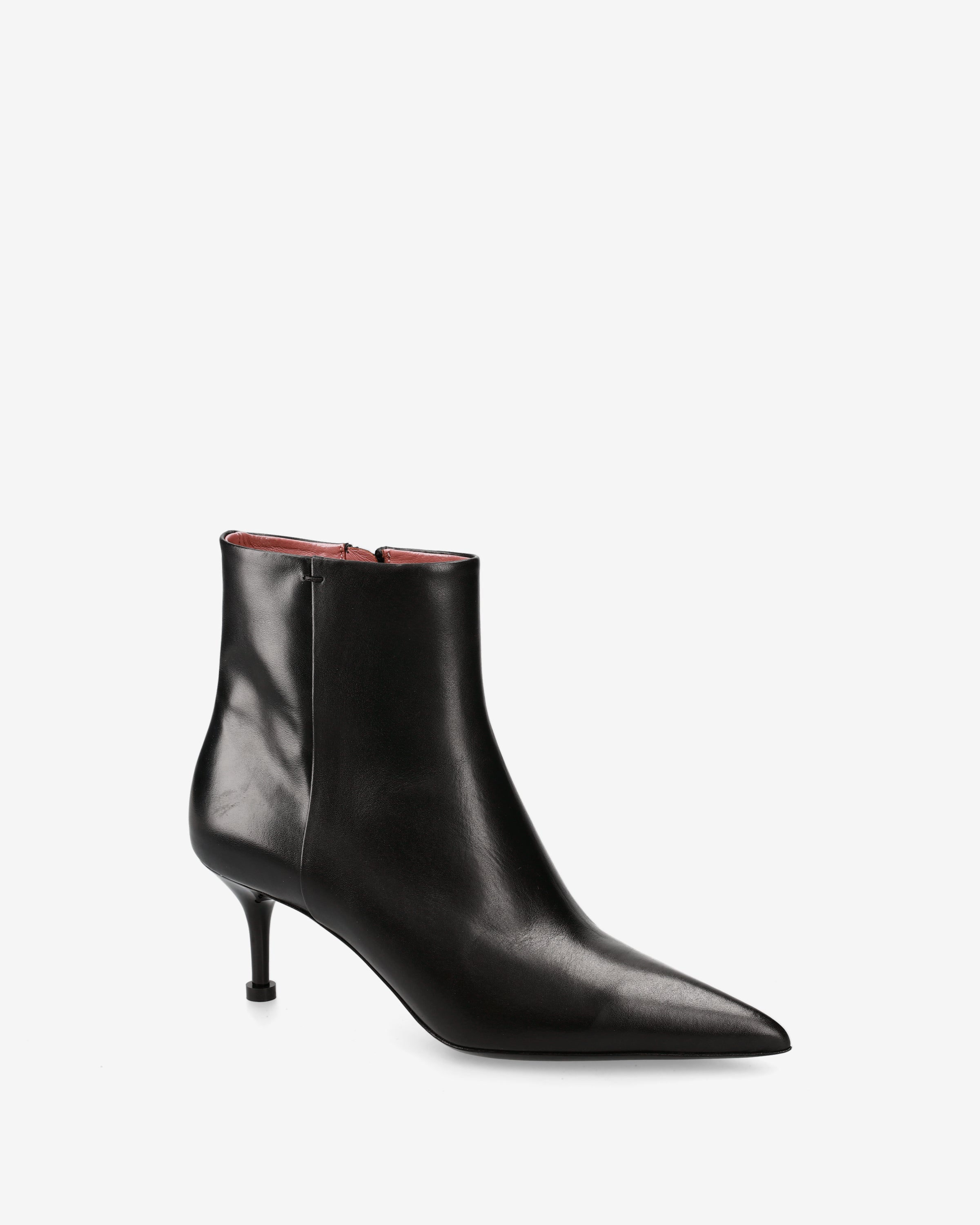 Premiata Boots bottines femme noir cuir talon 65 mm