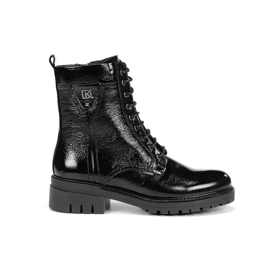 Dorking Cady D9583 bottines femme noir lacets