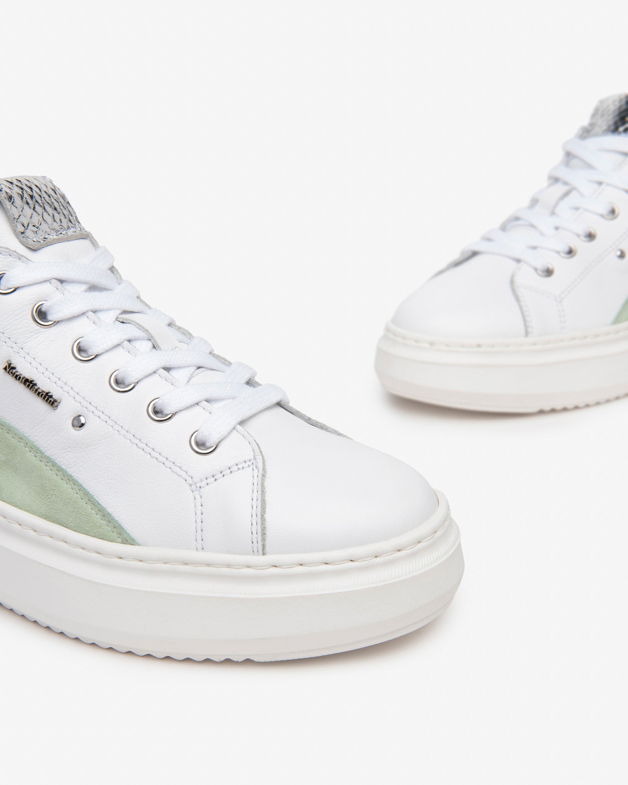 Nero Giardini Sneakers baskets cuir daim femme 38