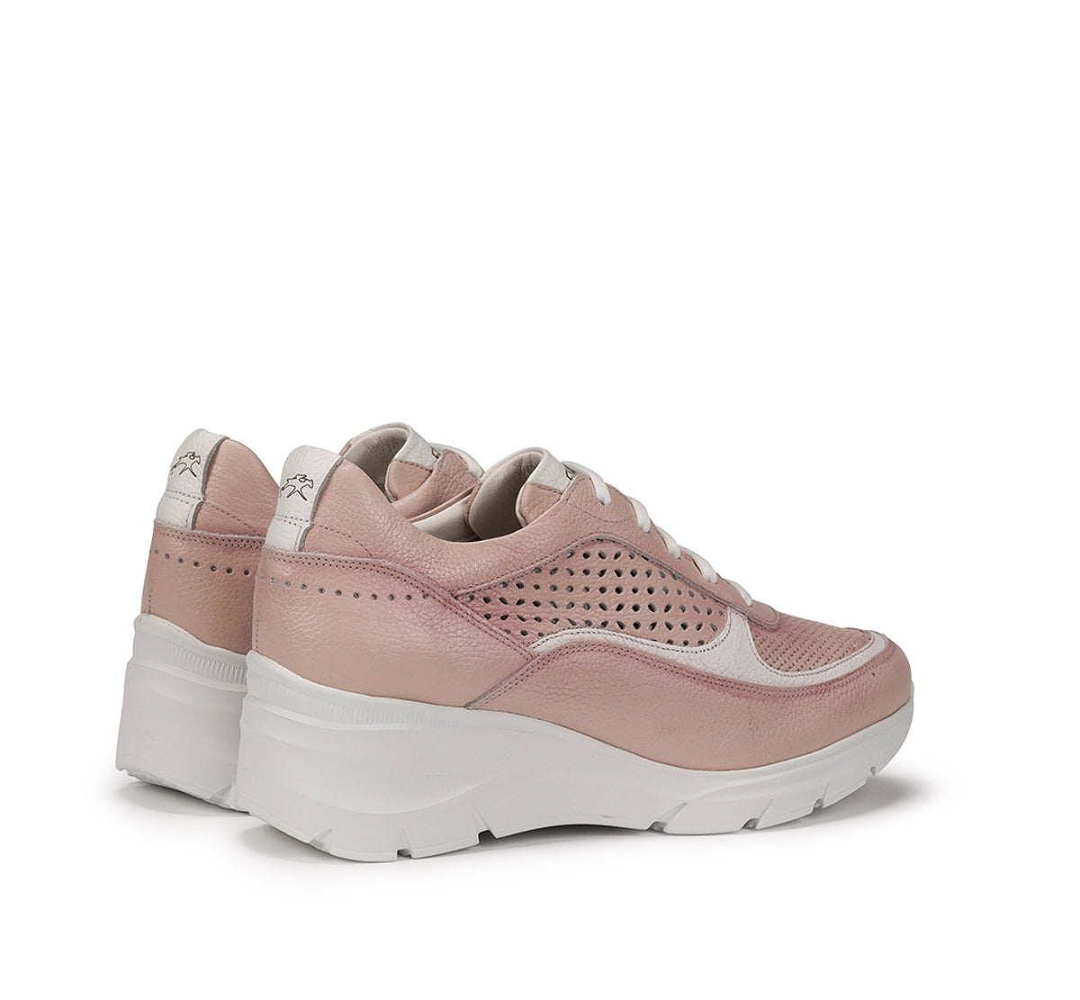 Fluchos Olas F1407 baskets compensées rose femme