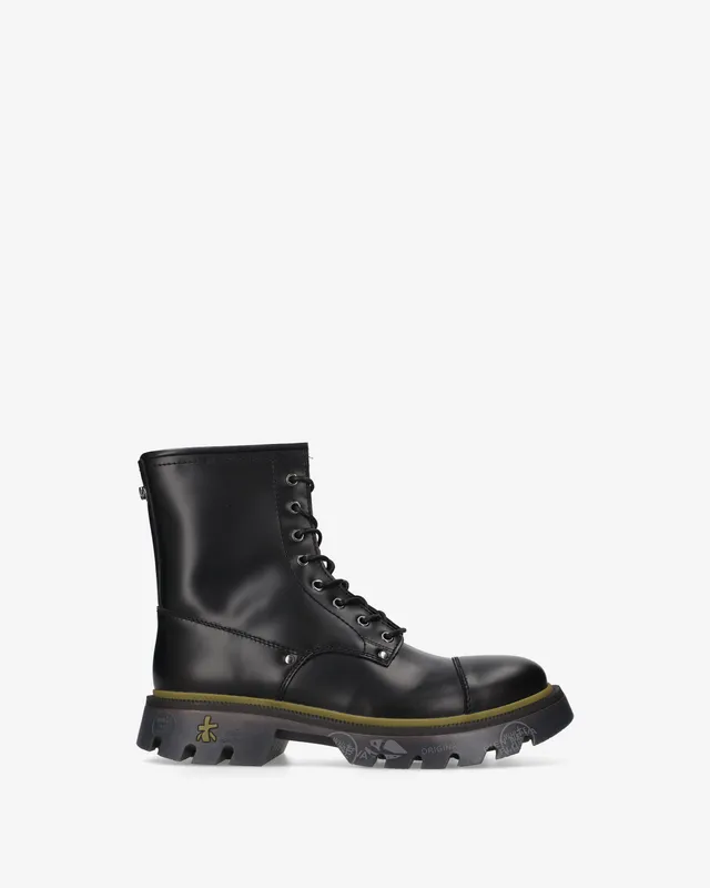 Premiata Clapham 519 baskets noir cuir homme