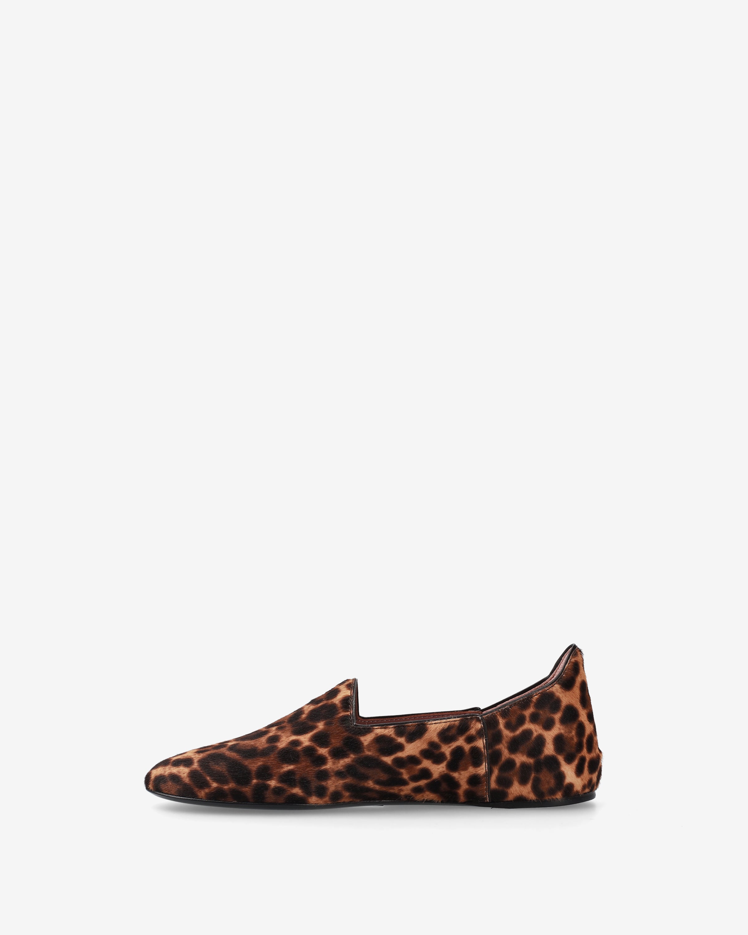 Premiata Animalier derbies femme cuir léopard plates