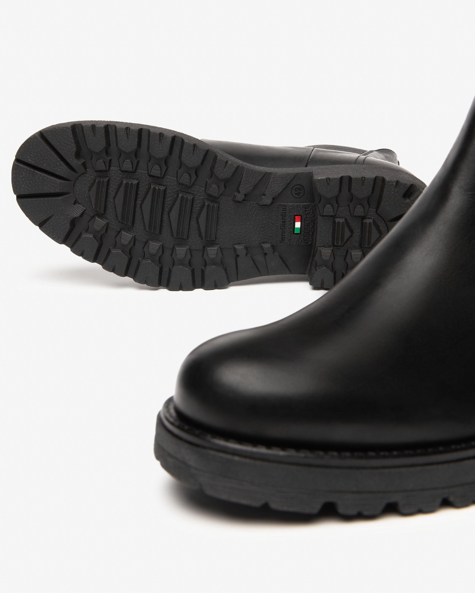 Nero Giardini Chelsea Boots Homme 42 Cuir Noir