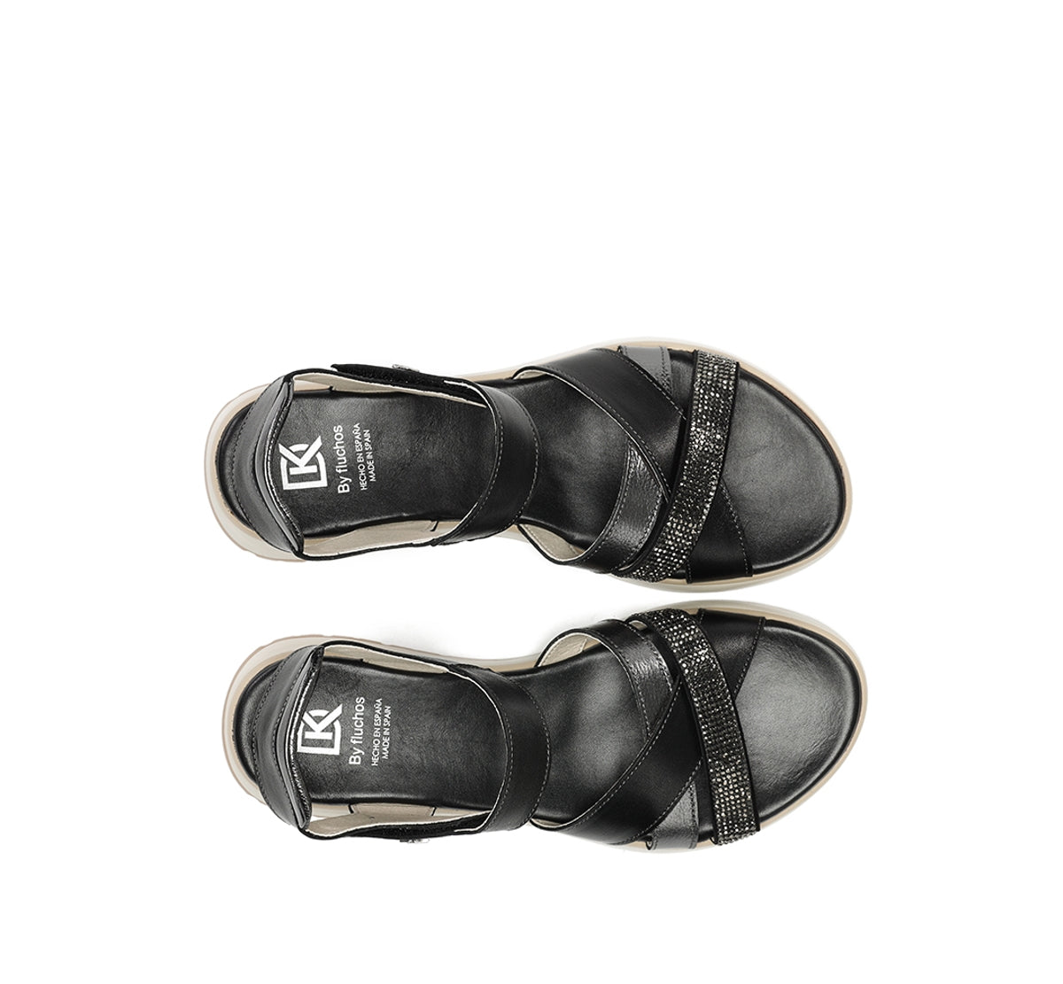 Fluchos Dorking Ter D9728 sandale femme noire confort