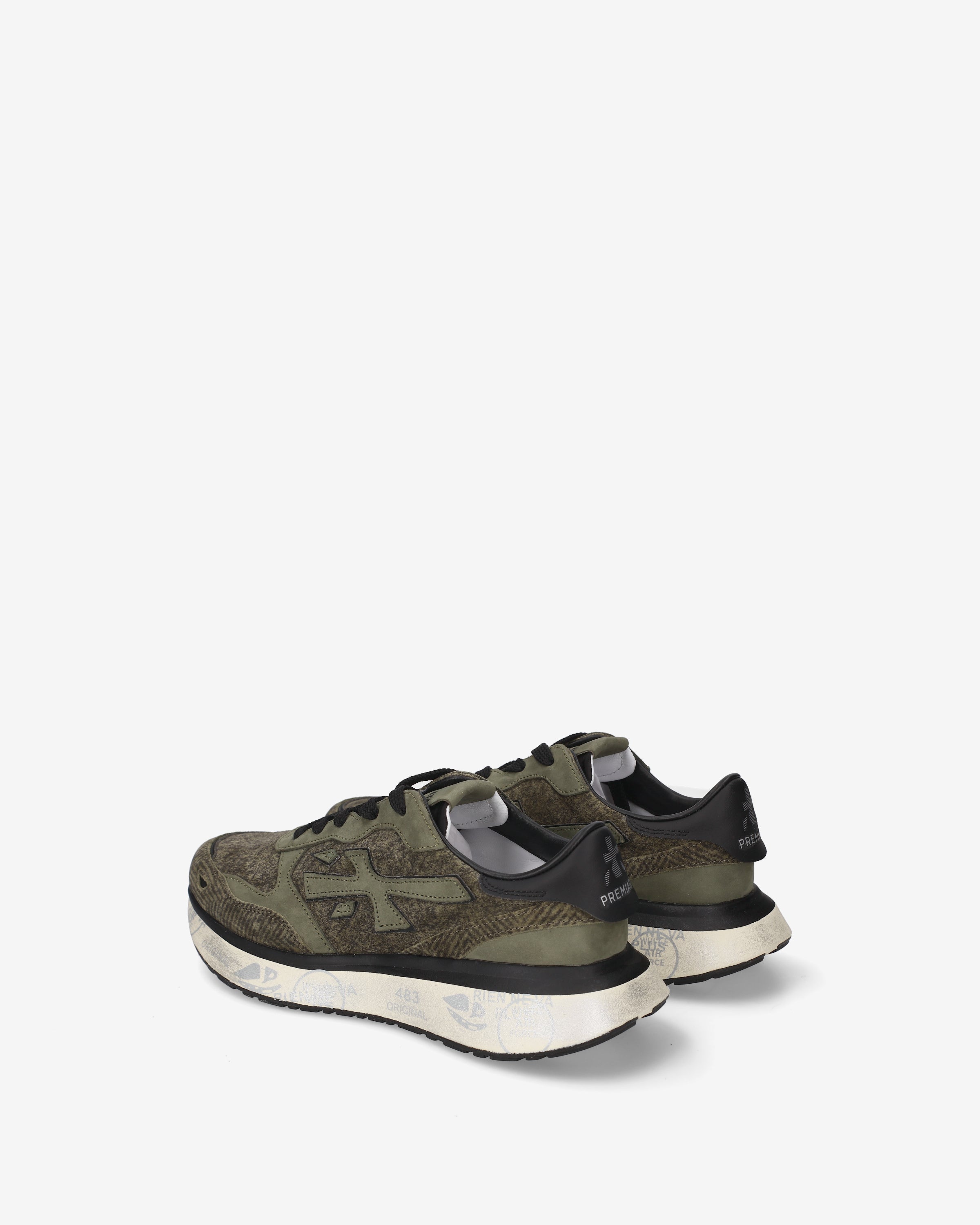 Premiata Lauryn 8550 sneakers vert olive femme