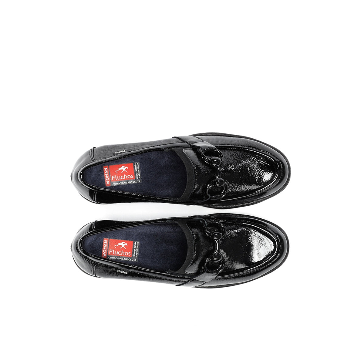 Fluchos Fugaz F2111 mocassin noir femme track