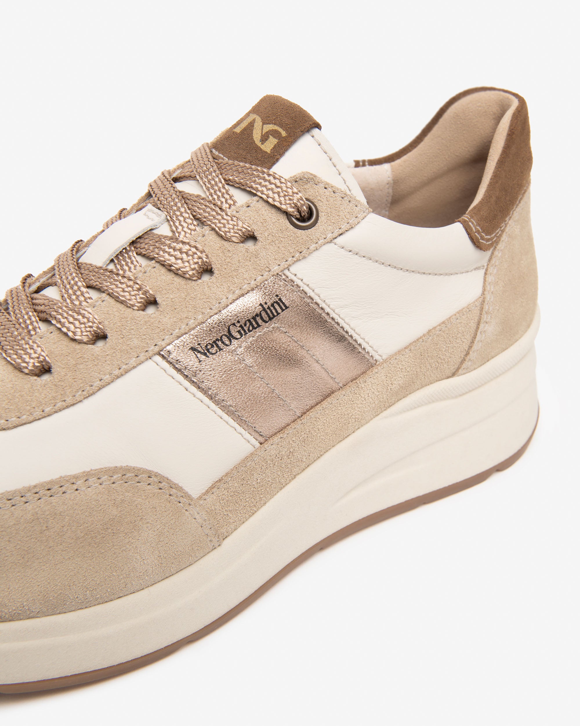 Nero Giardini Sneakers baskets cuir daim femme