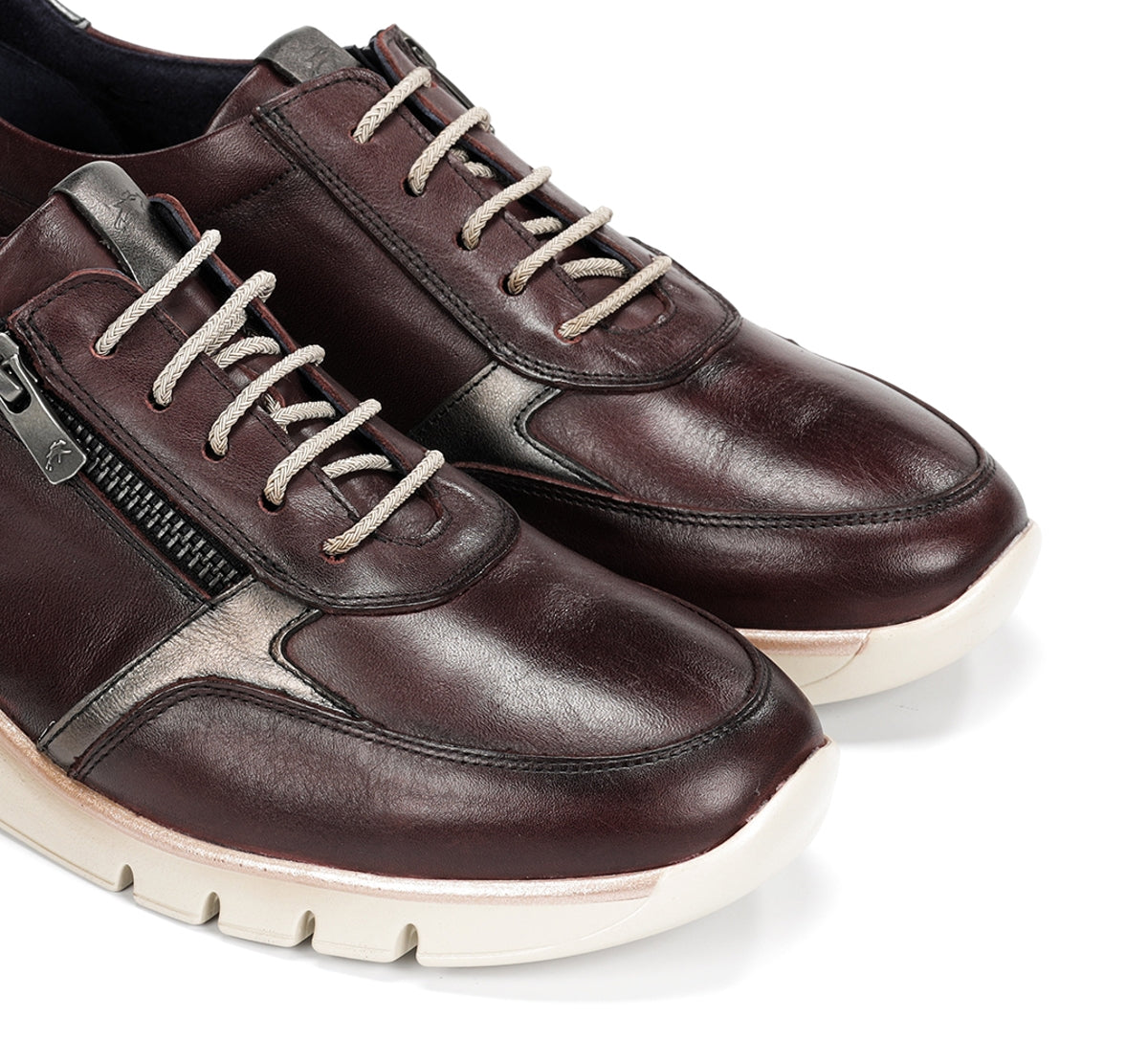 Fluchos Union F2070 baskets bordeaux femme confort