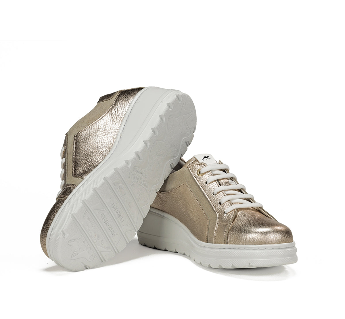 Fluchos Aqua F1997 basket dorée compensée femme