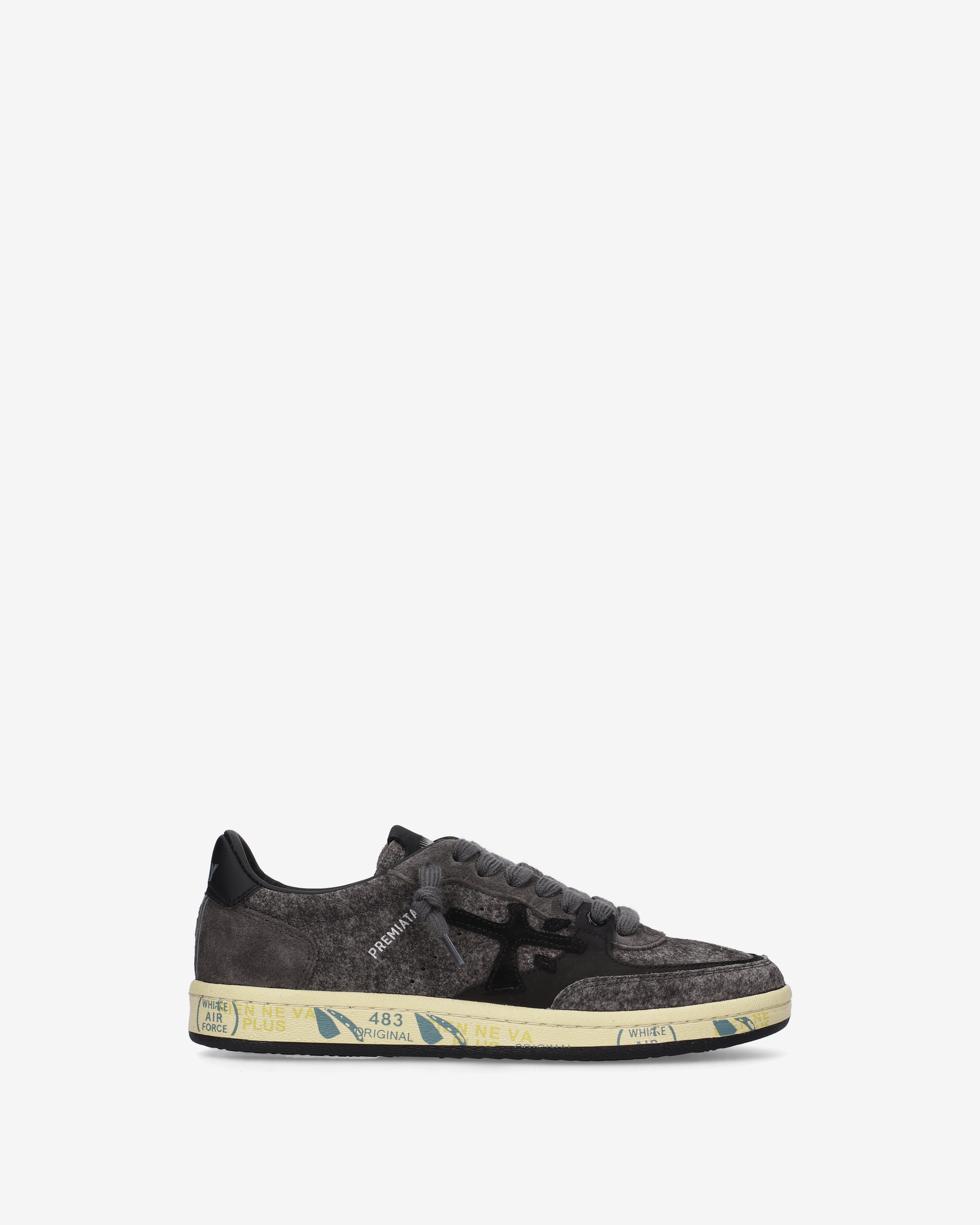 Premiata Bskt Clayd 8713 sneakers femme daim gris