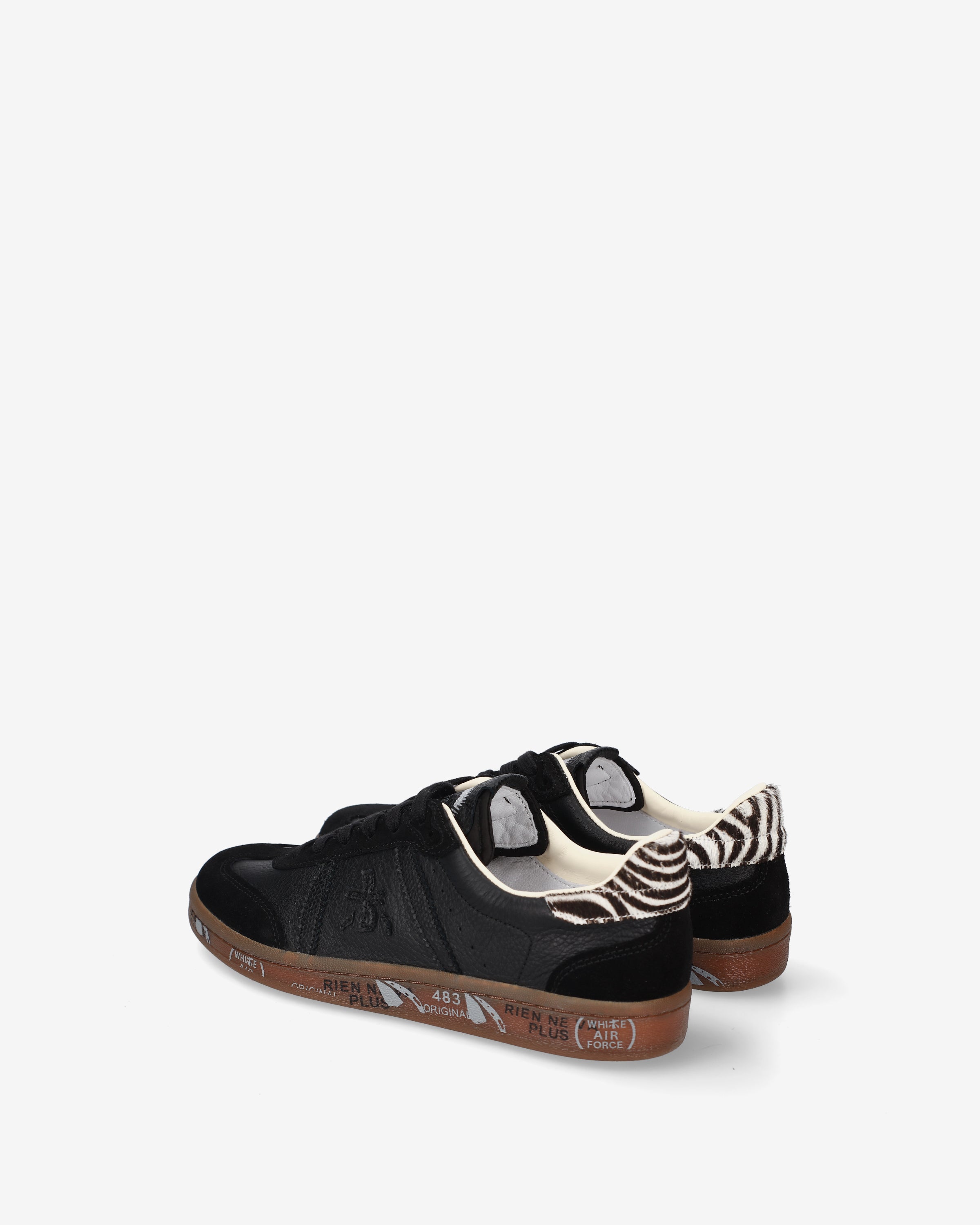 Premiata Bonnied 8583 baskets femme cuir noir