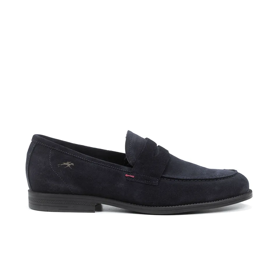 Fluchos Henri F0824 mocassins bleu homme cuir