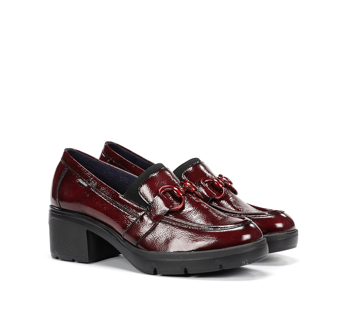 Fluchos Fugaz F2111 mocassins femme rouges