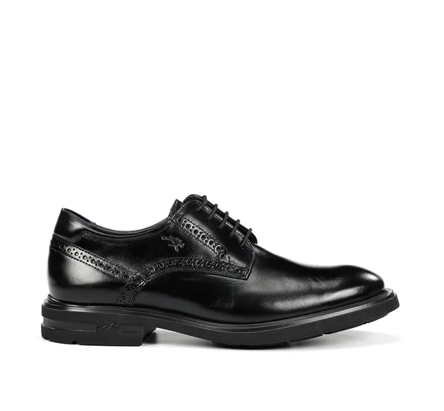 Fluchos Zapatos Belgas F0630 chaussures noires cuir