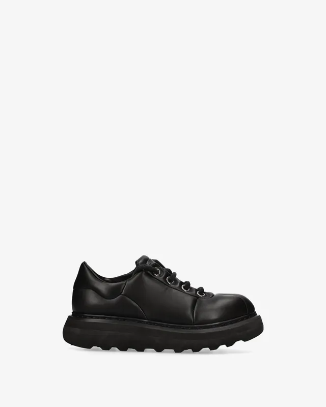 Premiata Sneakers Derby Cuir Noir Vibram Homme