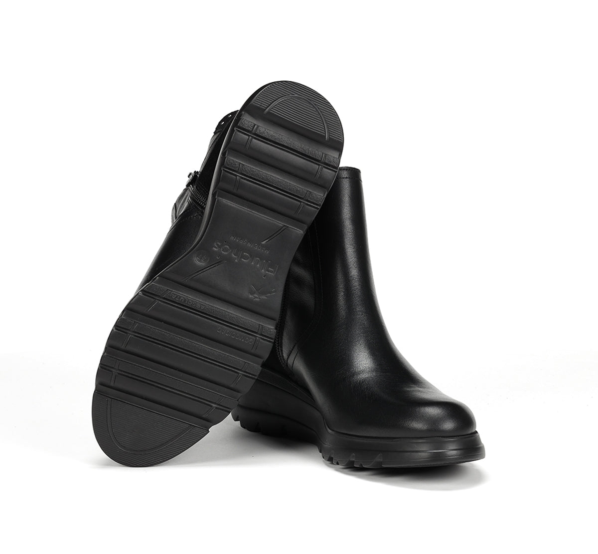 Fluchos Mellea F1529 bottine femme noir compensée
