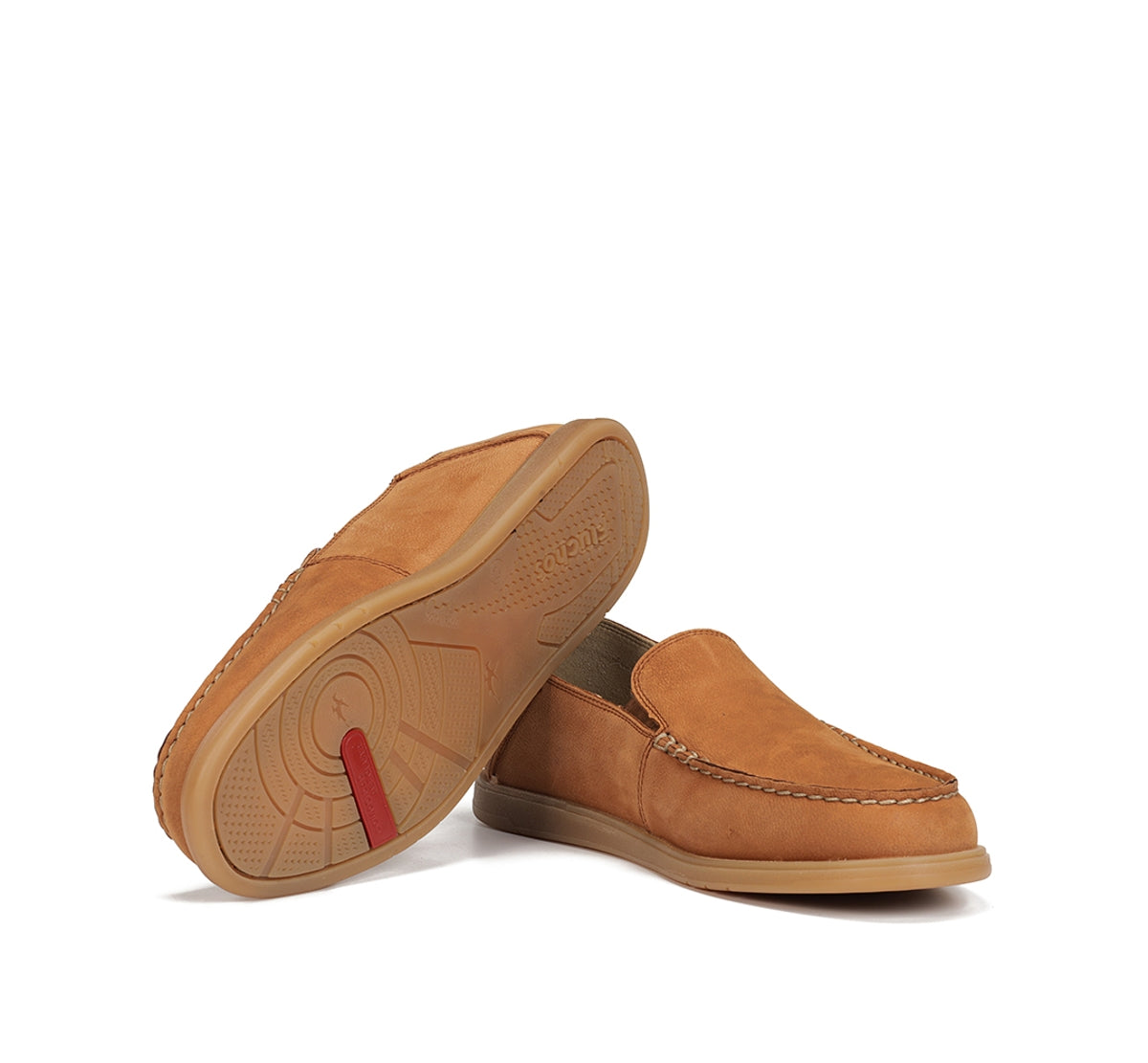 Fluchos Tribal F2193 mocassin marron cuir homme