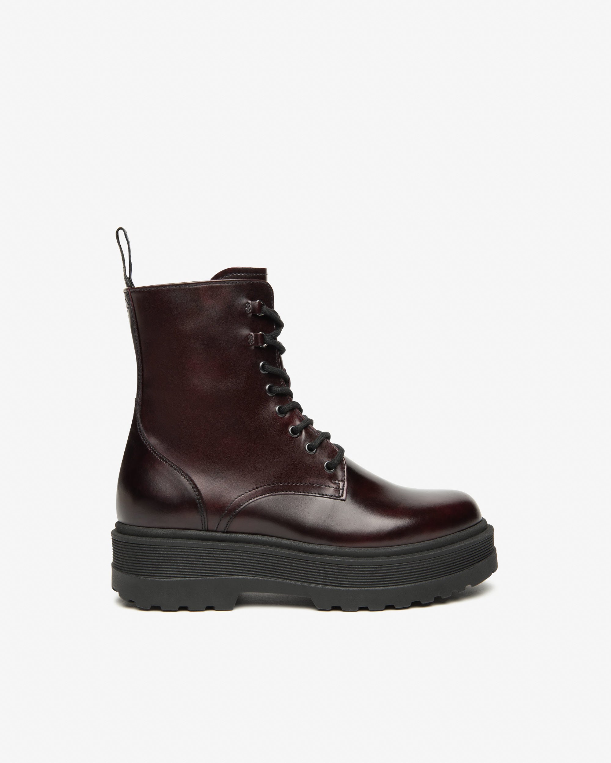 Nero Giardini Combat Boots rangers cuir femme plateforme