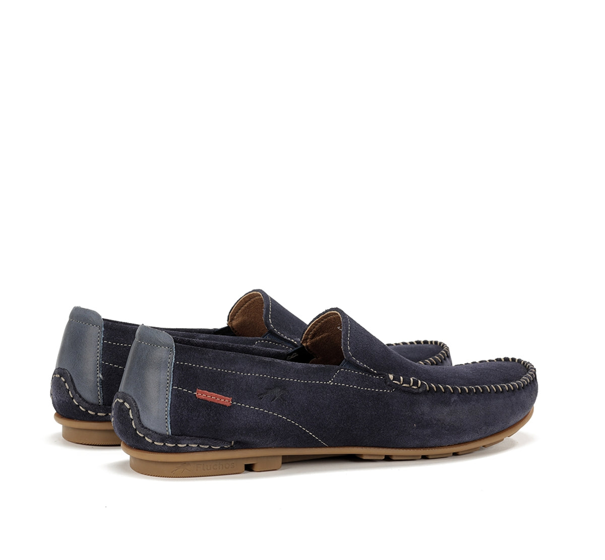 Fluchos Dorian F1091 mocassins bleu homme cuir