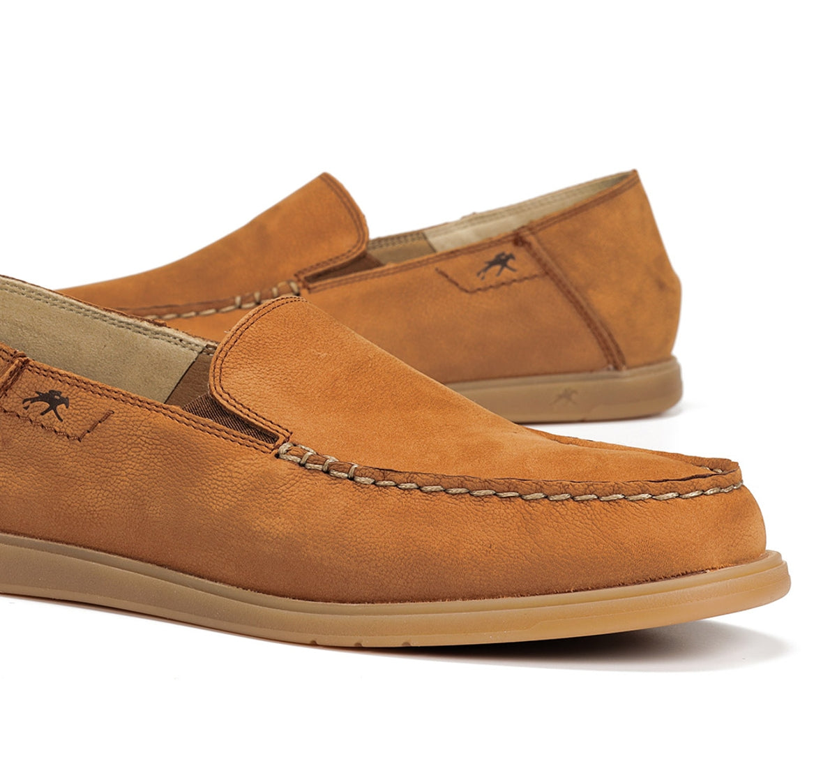 Fluchos Tribal F2193 mocassin marron cuir homme