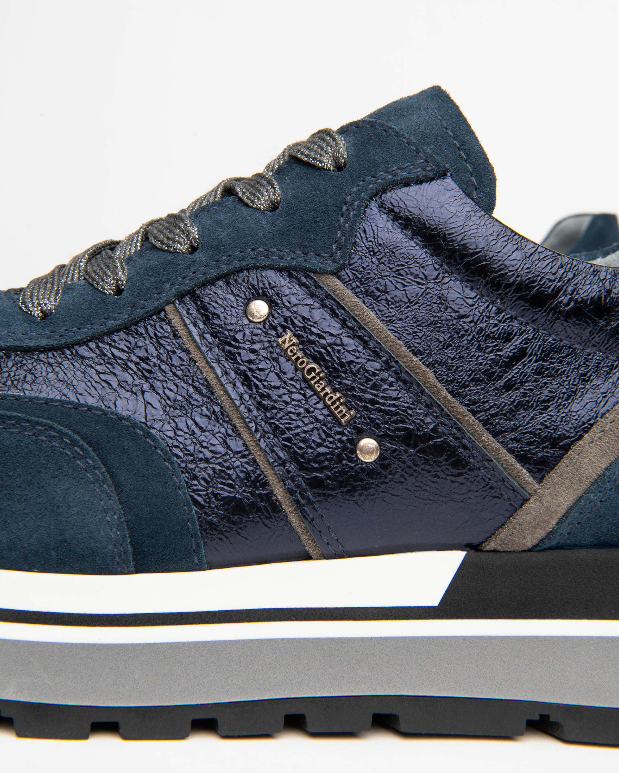 Nero Giardini Sneakers Baskets Cuir Femme Confort