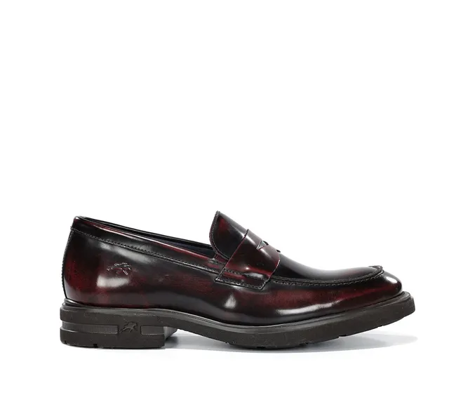Fluchos Belgas F0633 mocassins bordeaux homme cuir