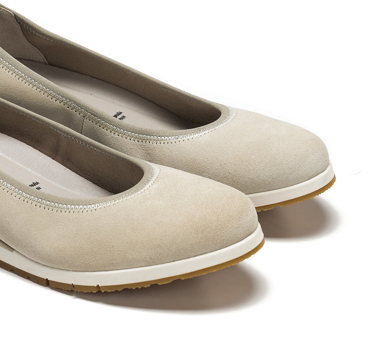 Dorking Swim D9712 ballerines taupe cuir femme
