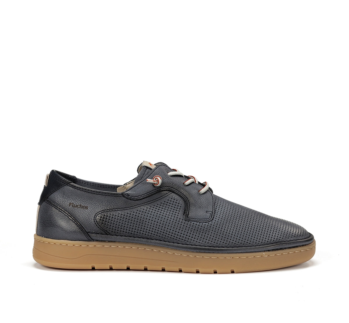 Fluchos Leo F1947 baskets homme bleu rétro