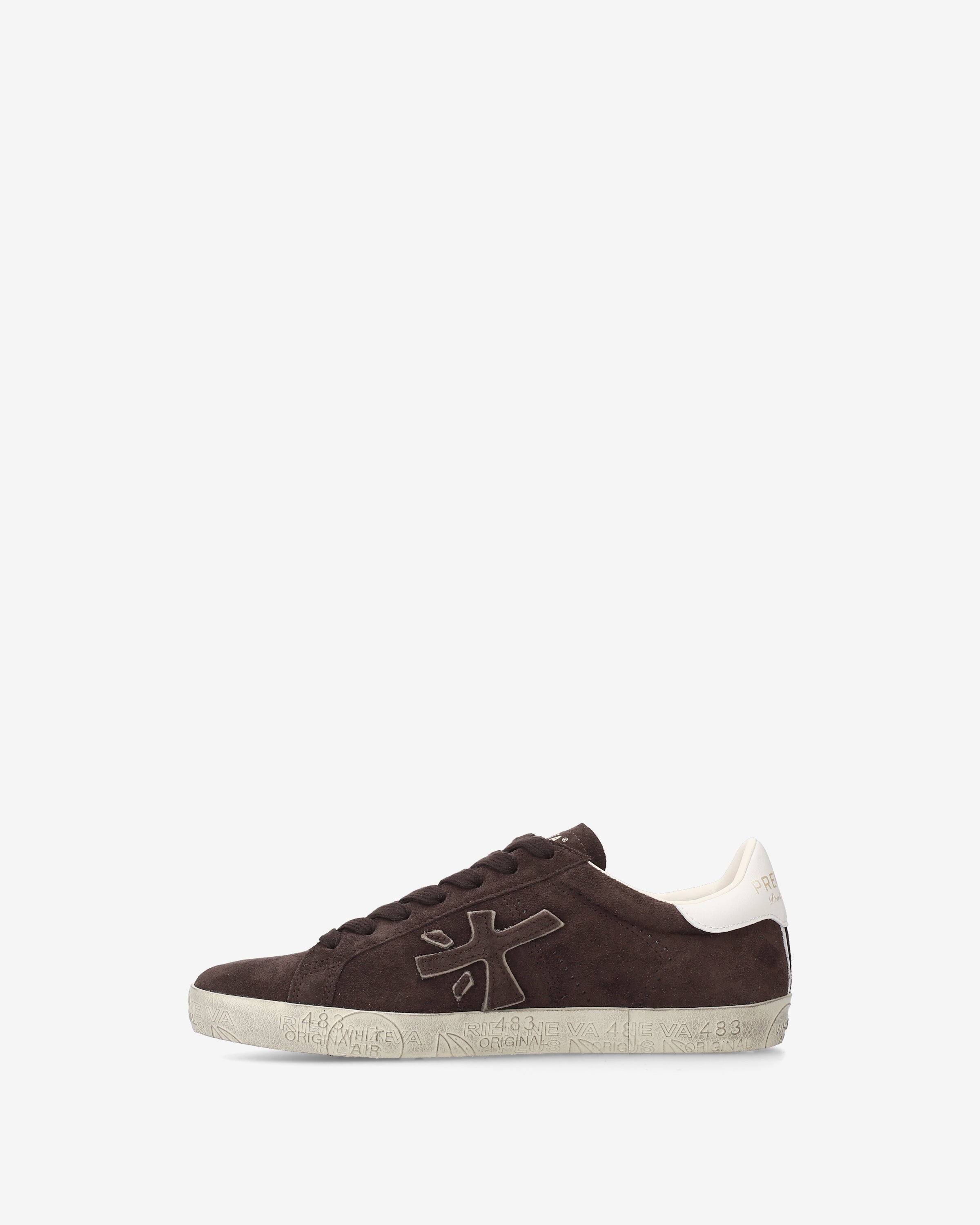 Premiata Stevend 7897 sneakers femme marron cuir suède