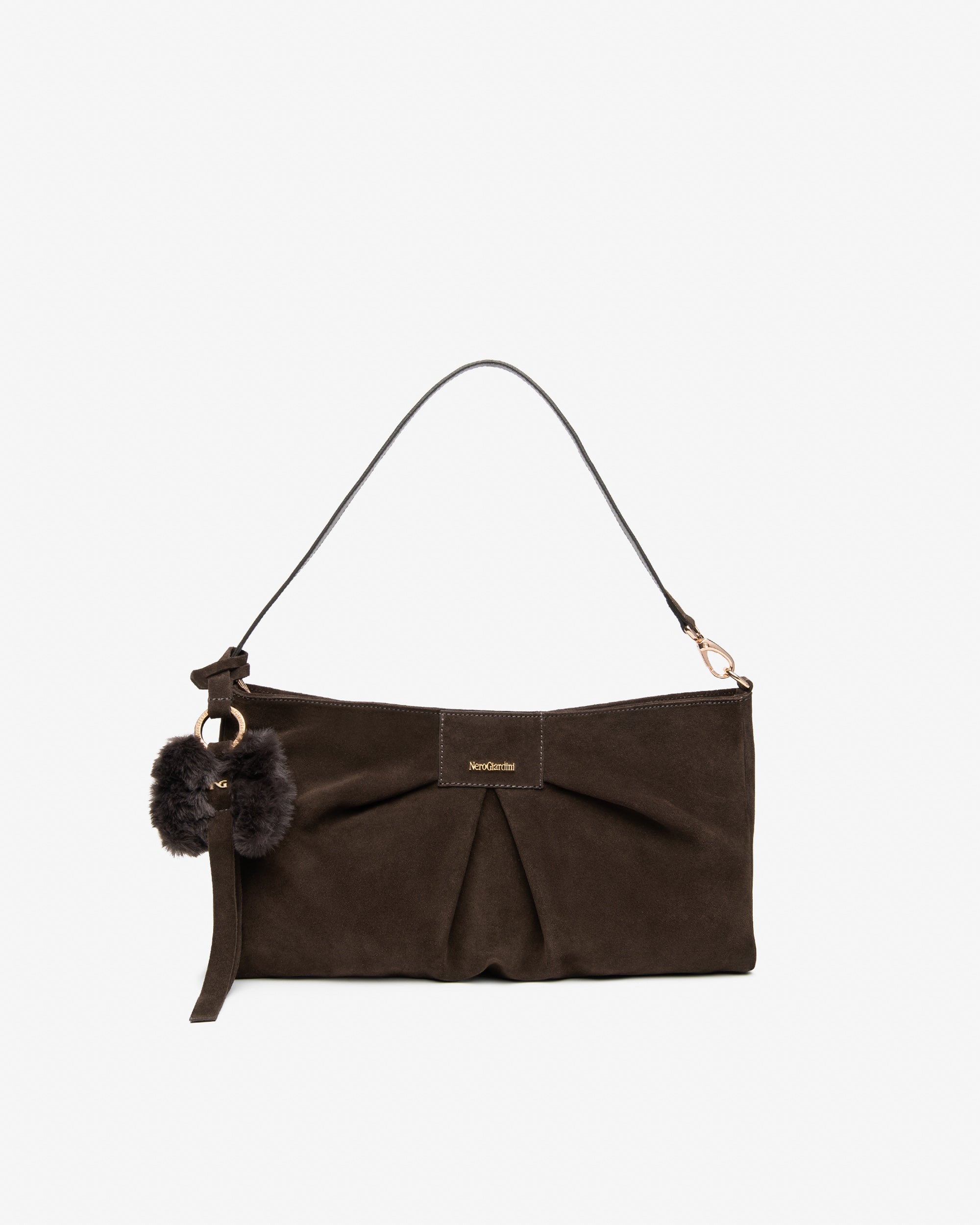 Nero Giardini Bags sac bandoulière cuir daim PZ doré