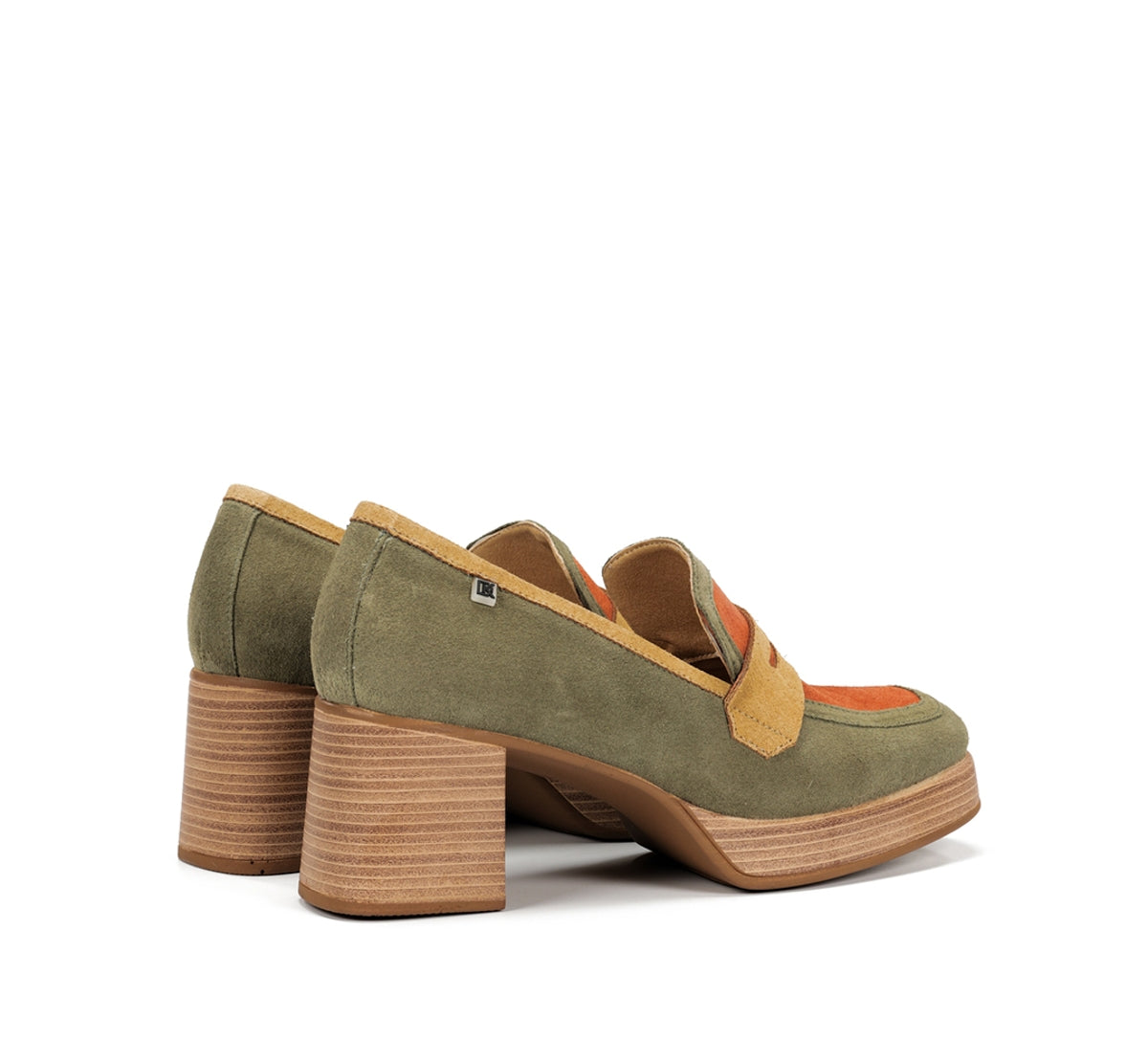 Dorking by Fluchos Cristel D9440 mocassin vert cuir