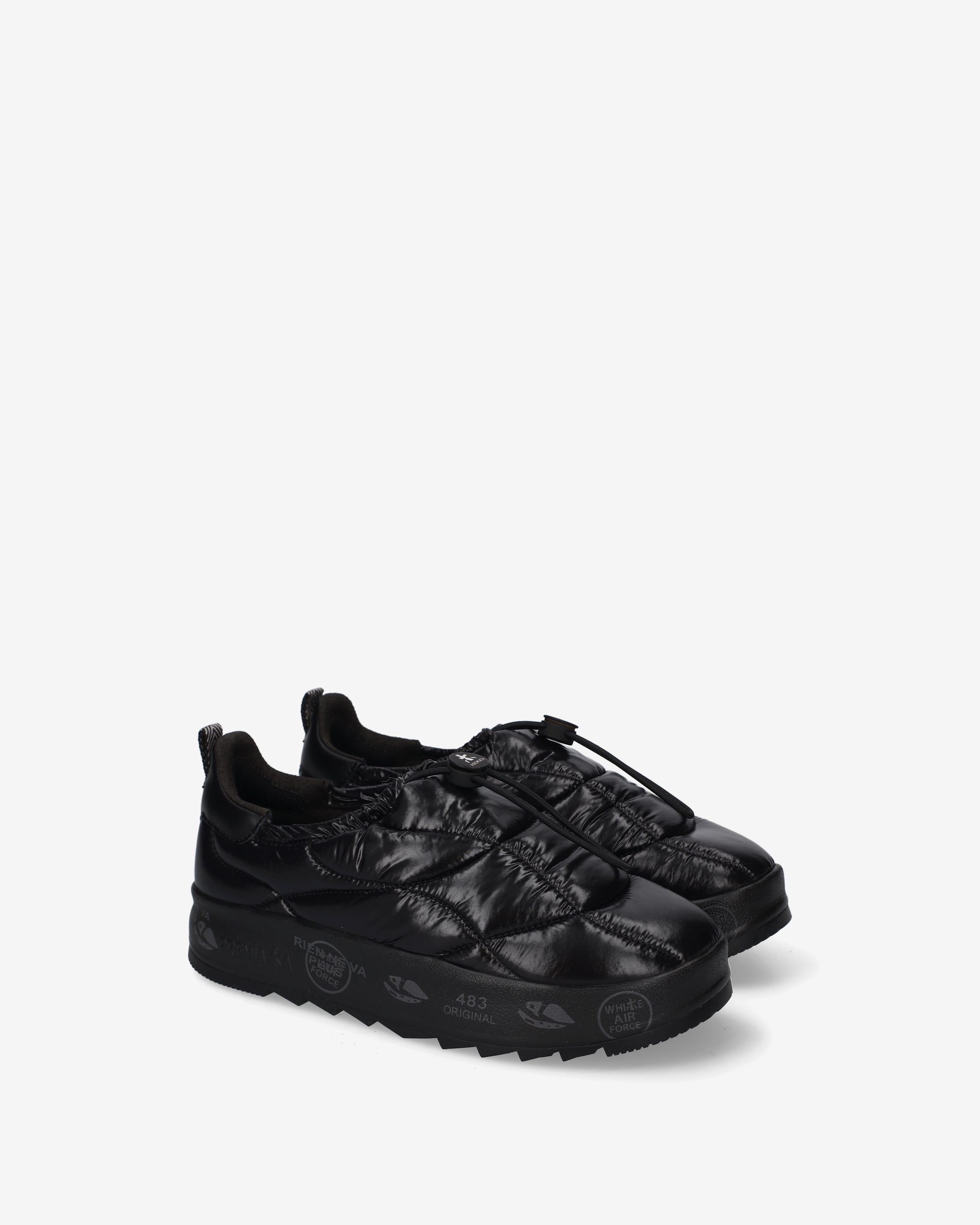 Premiata Puffyd 8683 sneakers noir matelassé