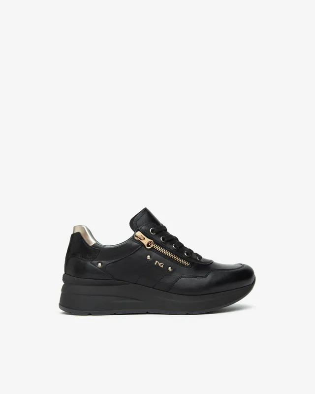 Nero Giardini Sneakers baskets cuir tissu femme