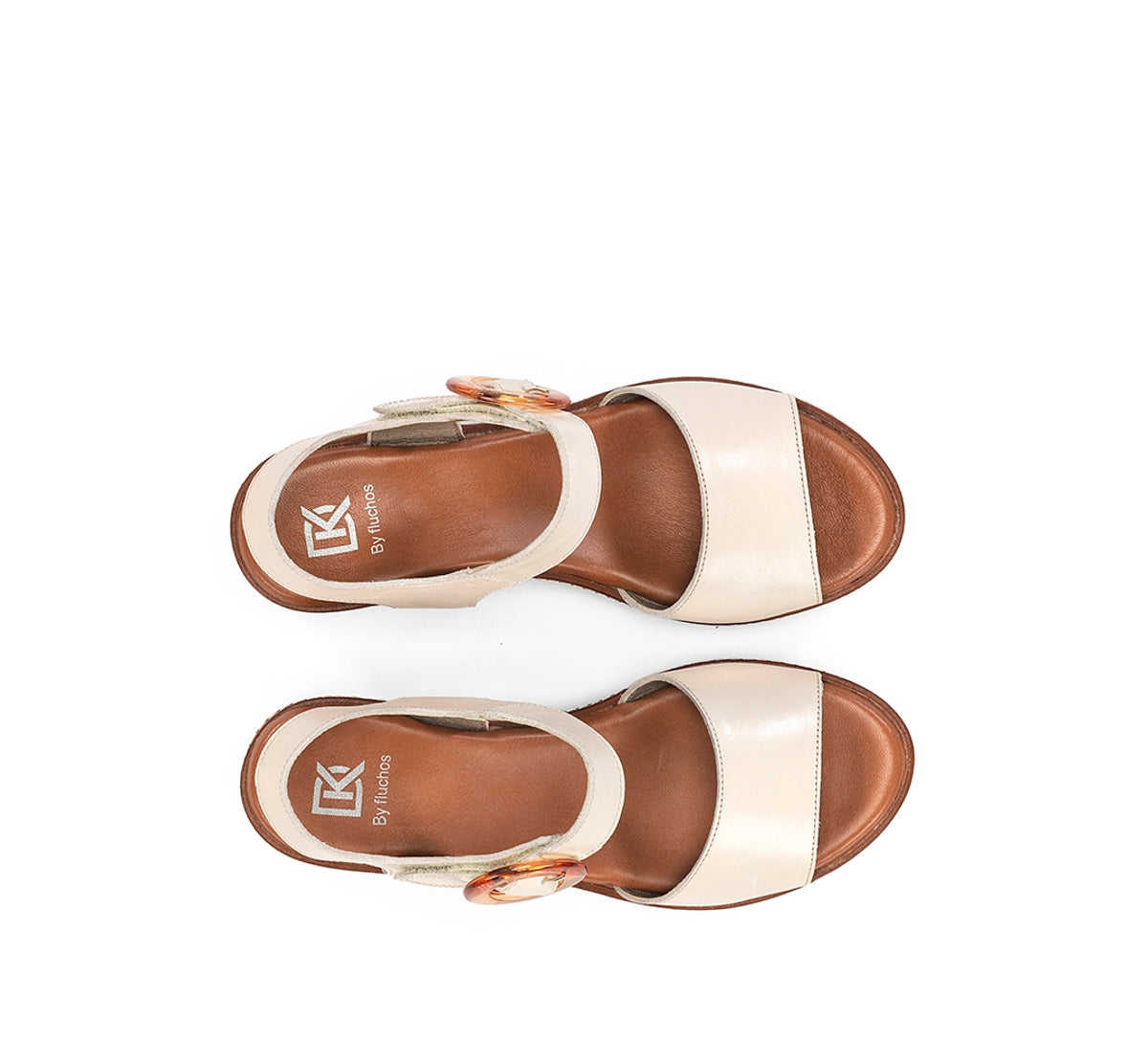 Dorking by Fluchos Nido D9450 sandales taupe femme