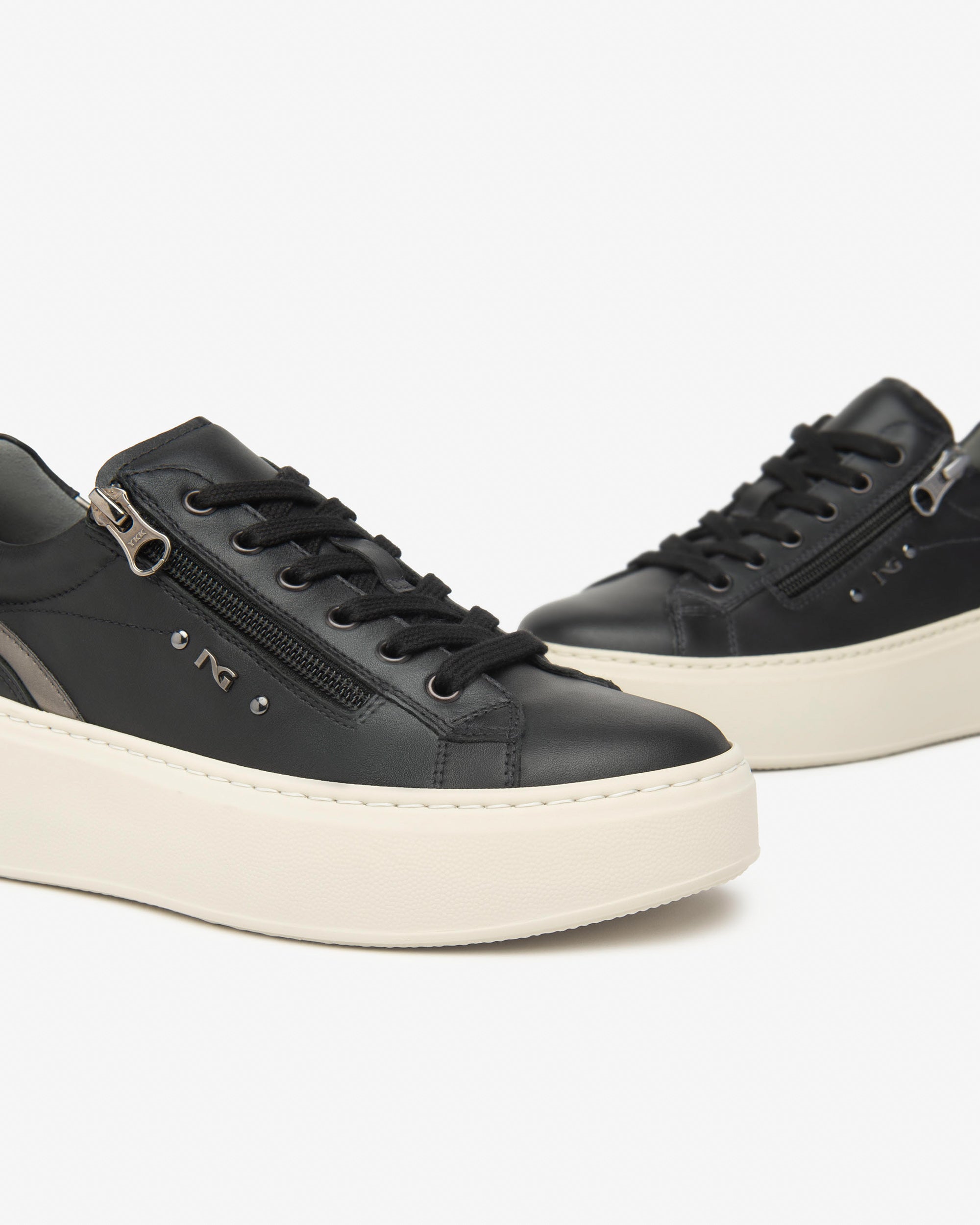 Nero Giardini Sneakers baskets cuir femme memory Dry-Go 35-41