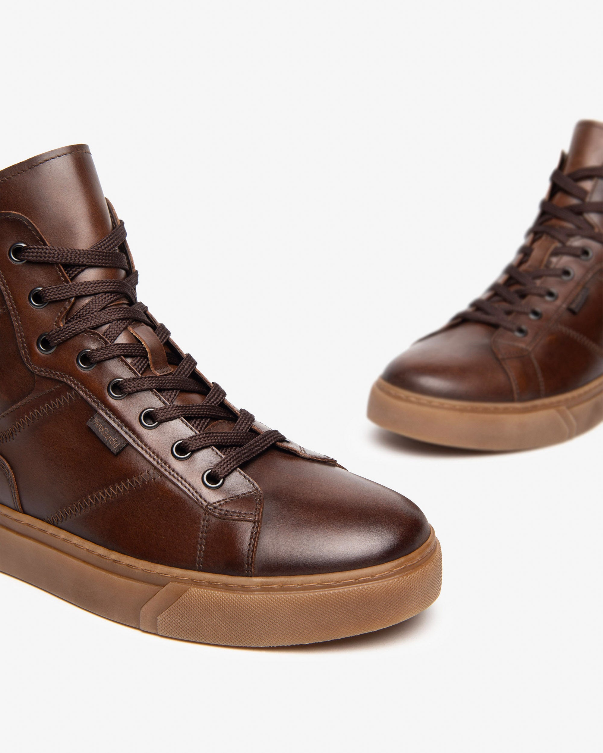 Nero Giardini Sneakers baskets montantes cuir homme hiver