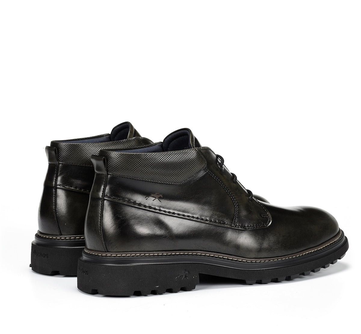 Fluchos Lincon F2055 Bottines Vert Homme Cuir