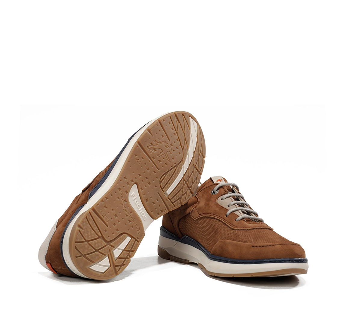 Fluchos Jeff F2210 chaussures homme marron cuir