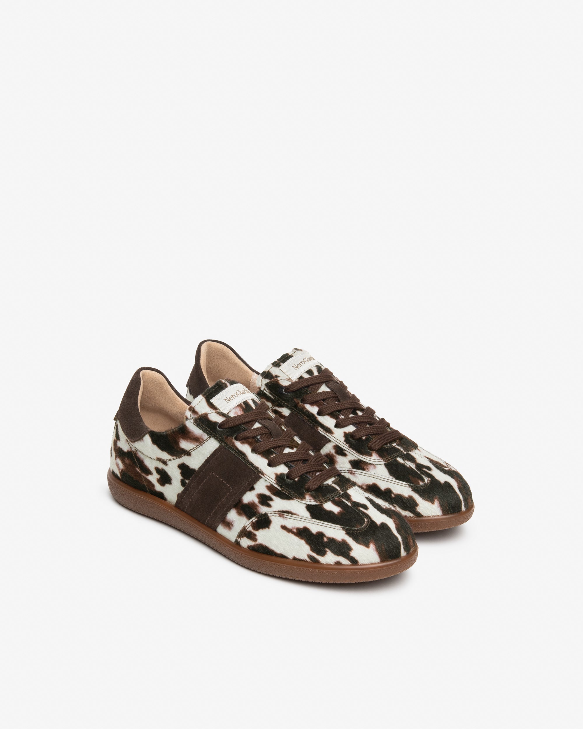 Nero Giardini Sneakers baskets femme daim tissu 38 animal
