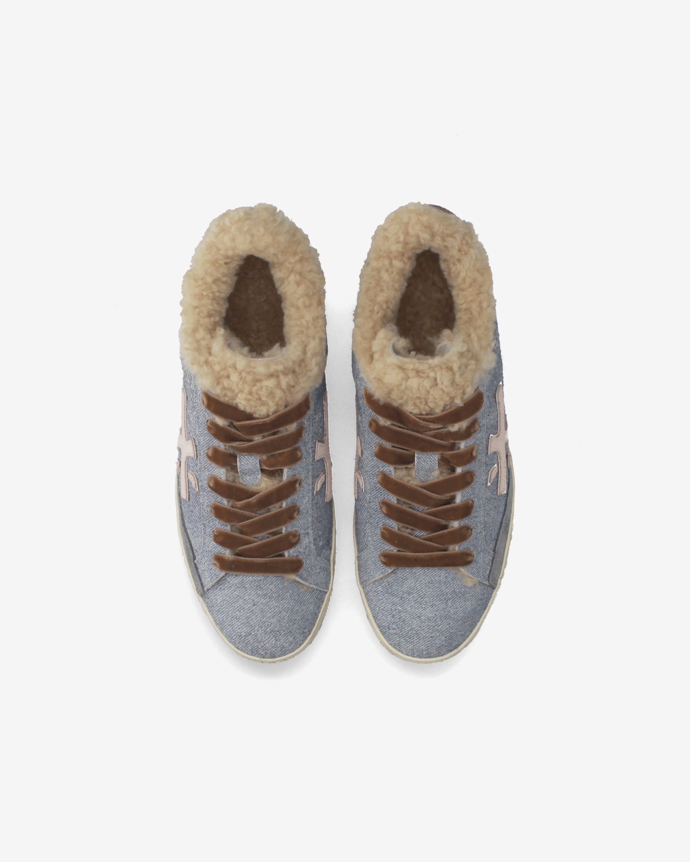 Premiata Stevend 8698m baskets jean bleu clair