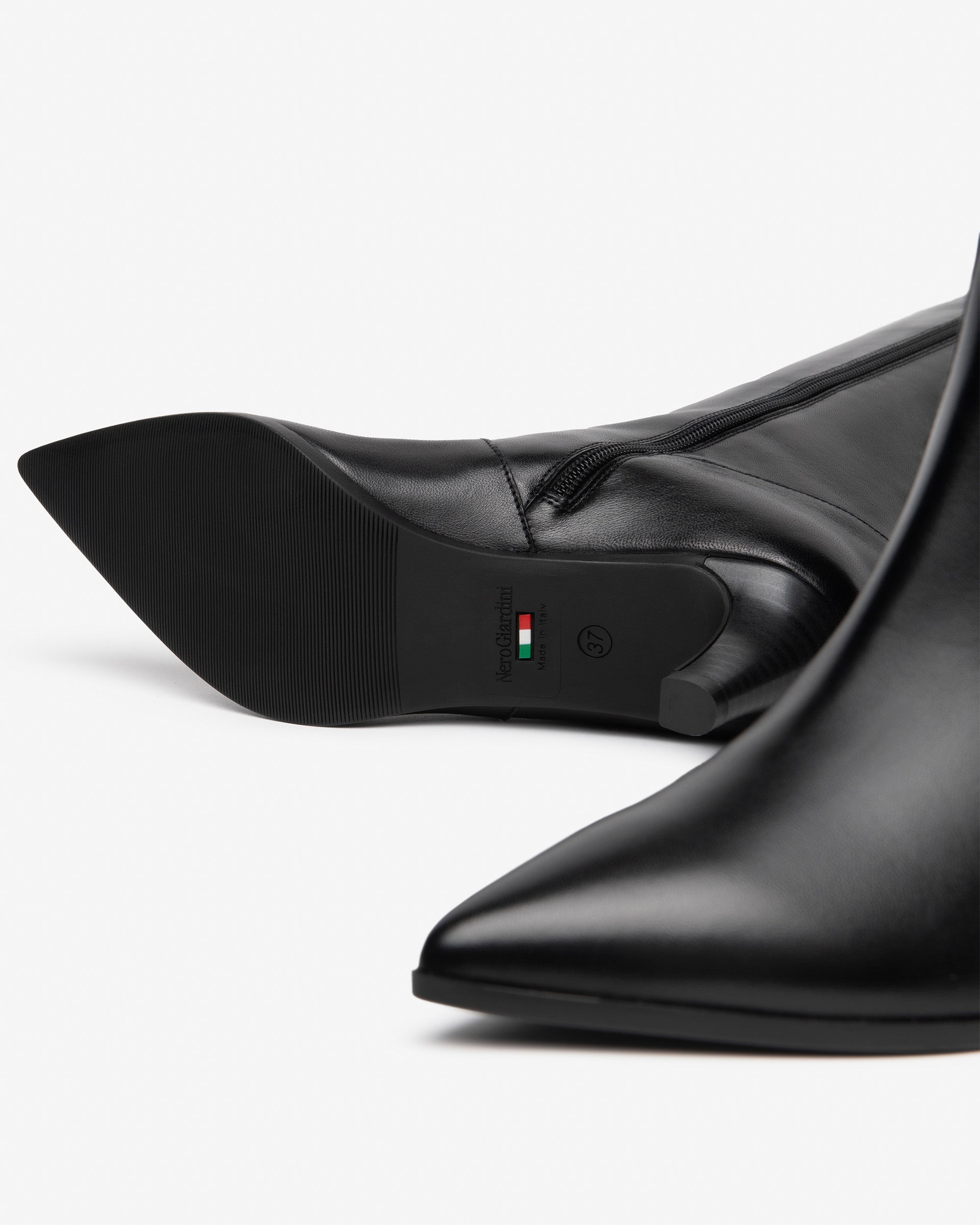 Nero Giardini Boots bottes cuir femme talon 55mm