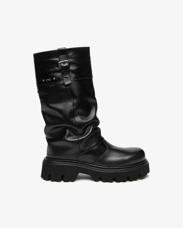 Nero Giardini Boots Bottes Cuir Femme Pointure 38