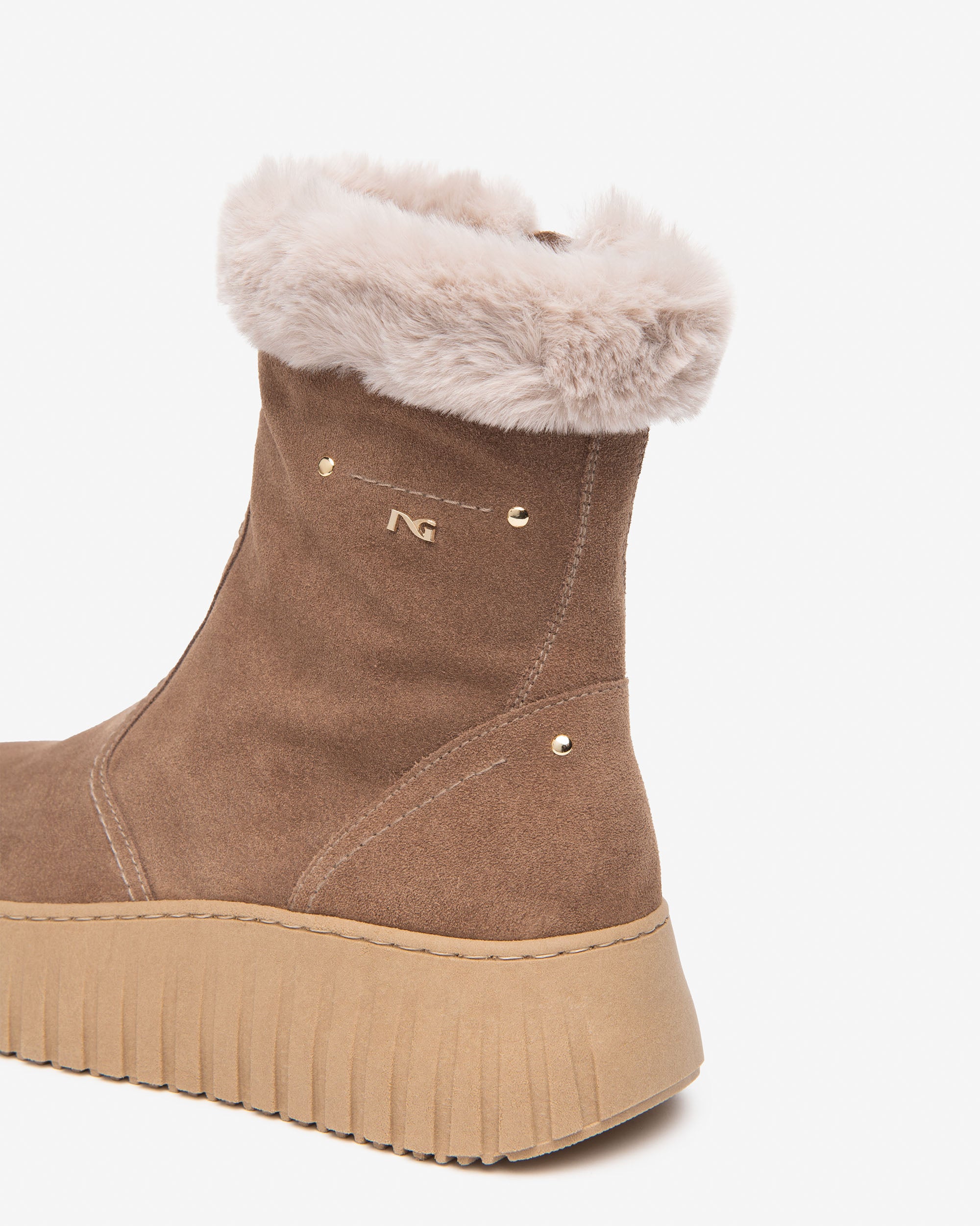 Nero Giardini Ankle Boots bottines daim femme zip fourrées
