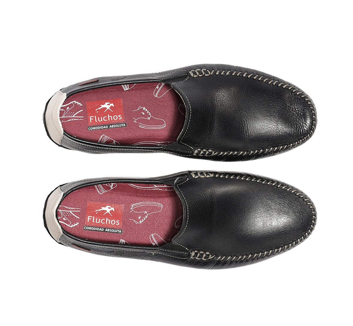 Fluchos Dorian F1173 slip-on homme bleu confort