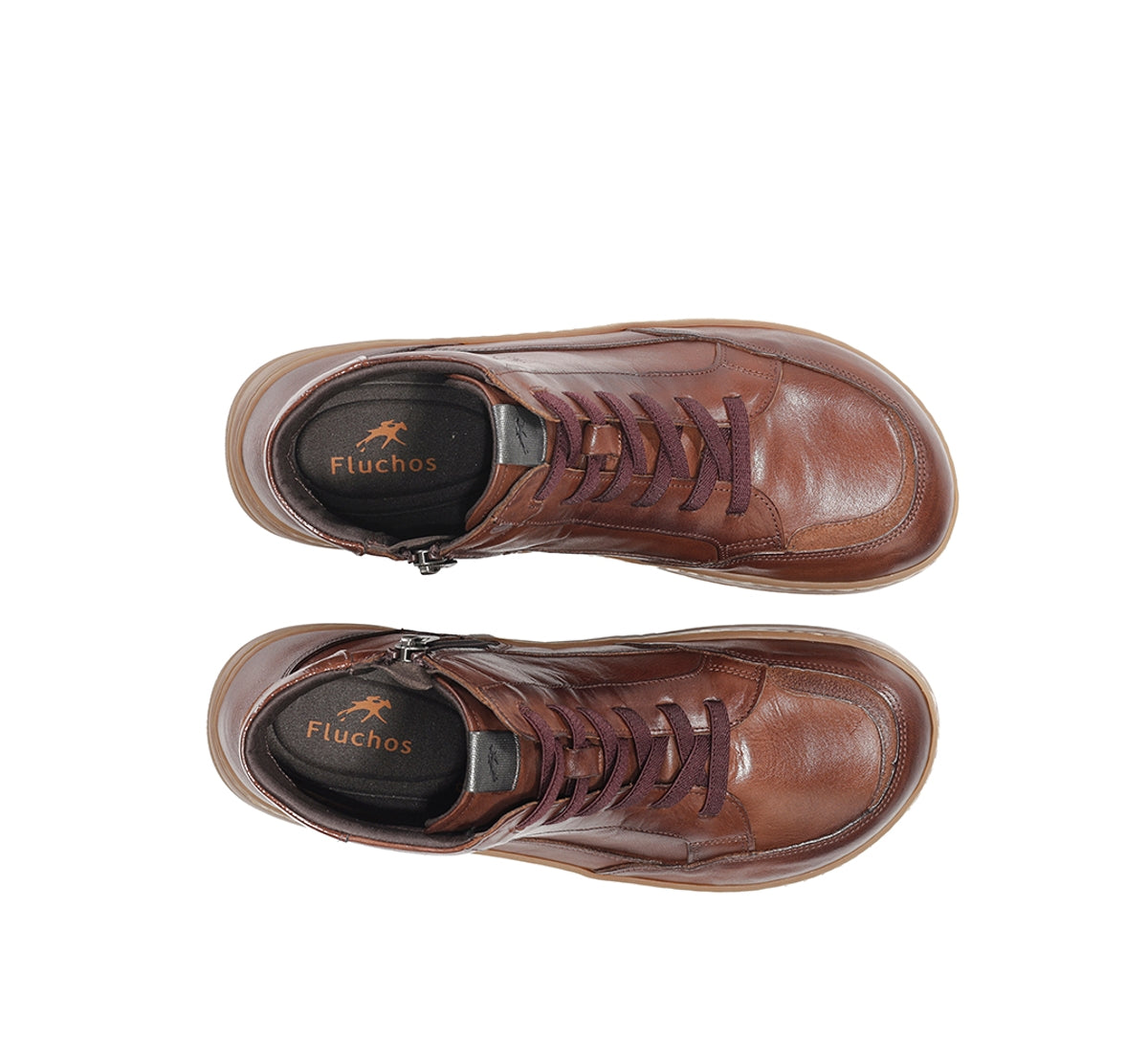 Fluchos Jungle F2553 Bottines Femme Marron Cuir