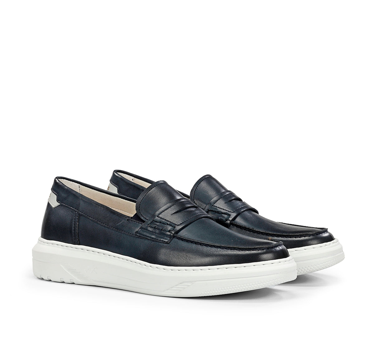Fluchos Boston F2224 mocassin homme bleu léger