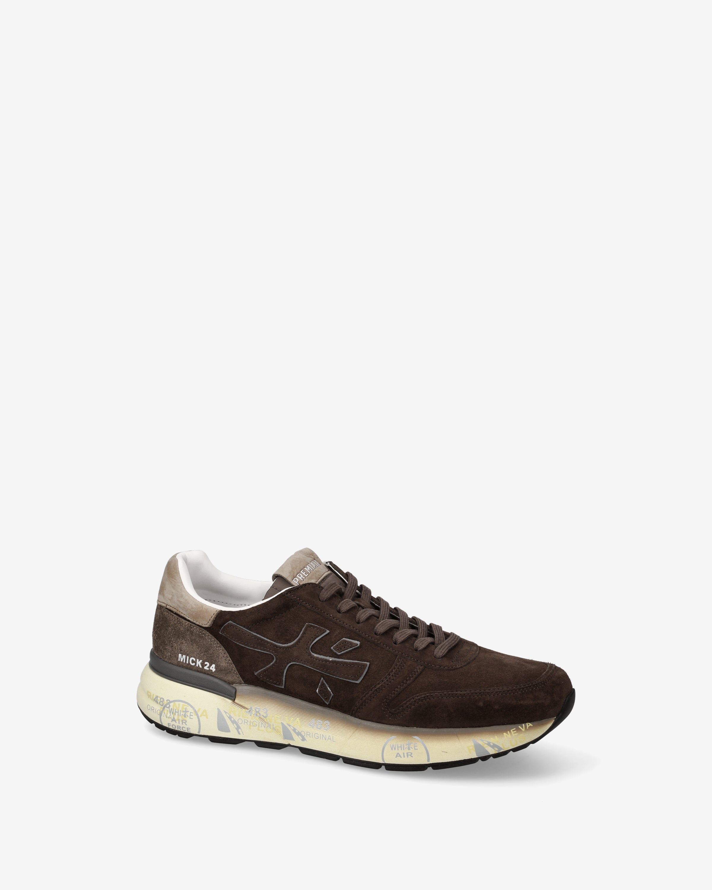 Premiata Mick 7898 baskets marron pointure 43 daim homme