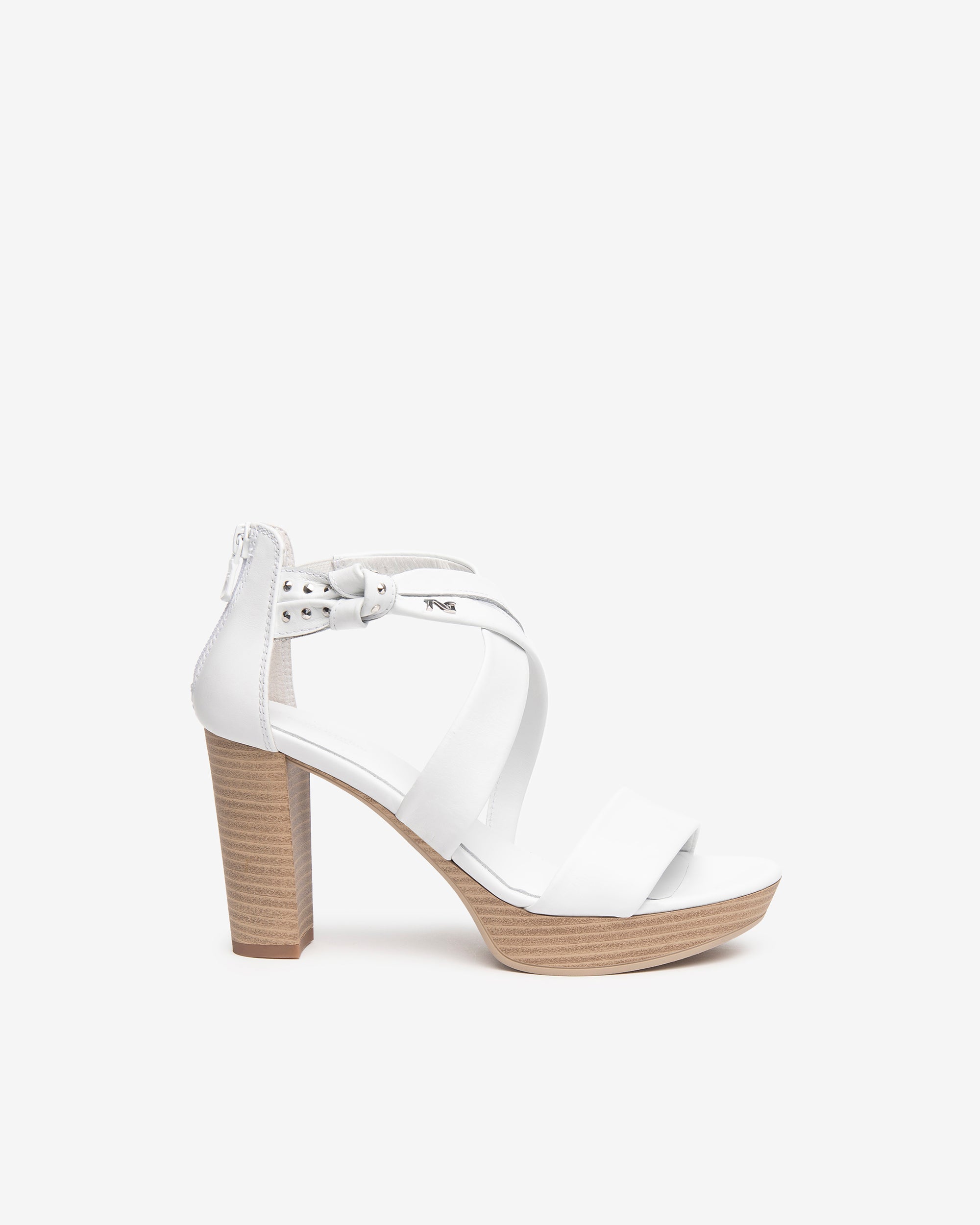 Nero Giardini Sandals sandales cuir femme talon 9 cm 38