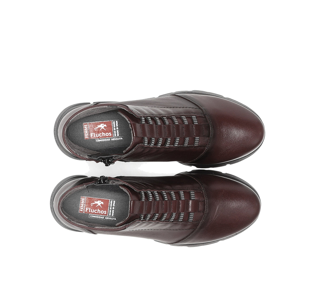 Fluchos Bona F1358 bottines bordeaux femme